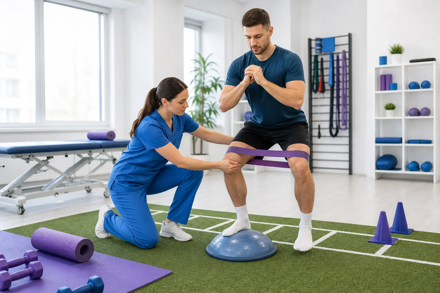 Adaptăm exercițiile la Kineto Clinic Pitesti